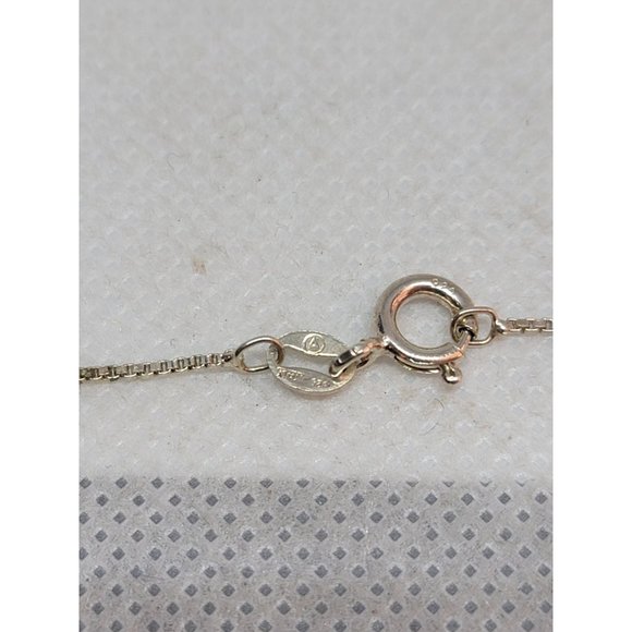 Sterling Silver Box Chain Necklace - Picture 3 of 5